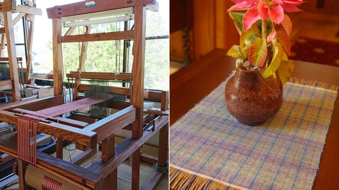 おふたりで紡ぐ、世界で一つの上田紬。 はた織り体験プラン 〜花屋旅の思い出に〜